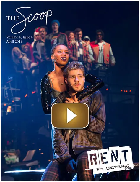 Actors perform a powerful scene from the musical RENT on stage.