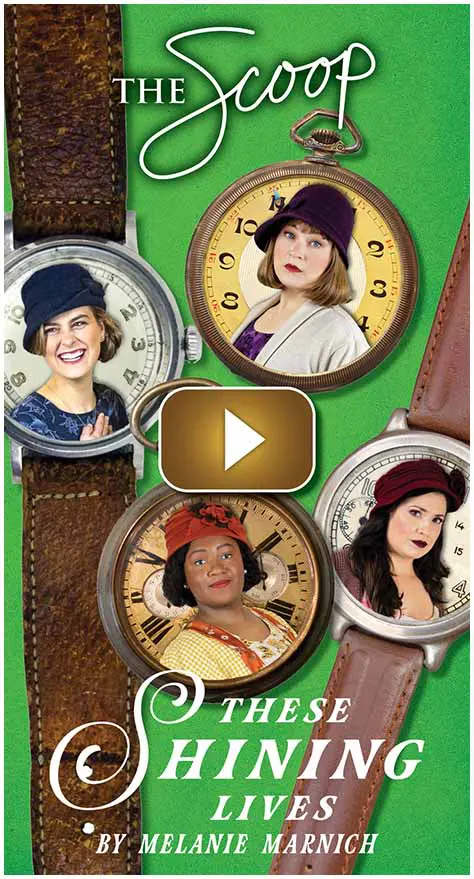 Vintage-style portrait watches featuring women in 1920s attire.