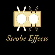 Logo with two stylized strobe lights and text 'Strobe Effects'.